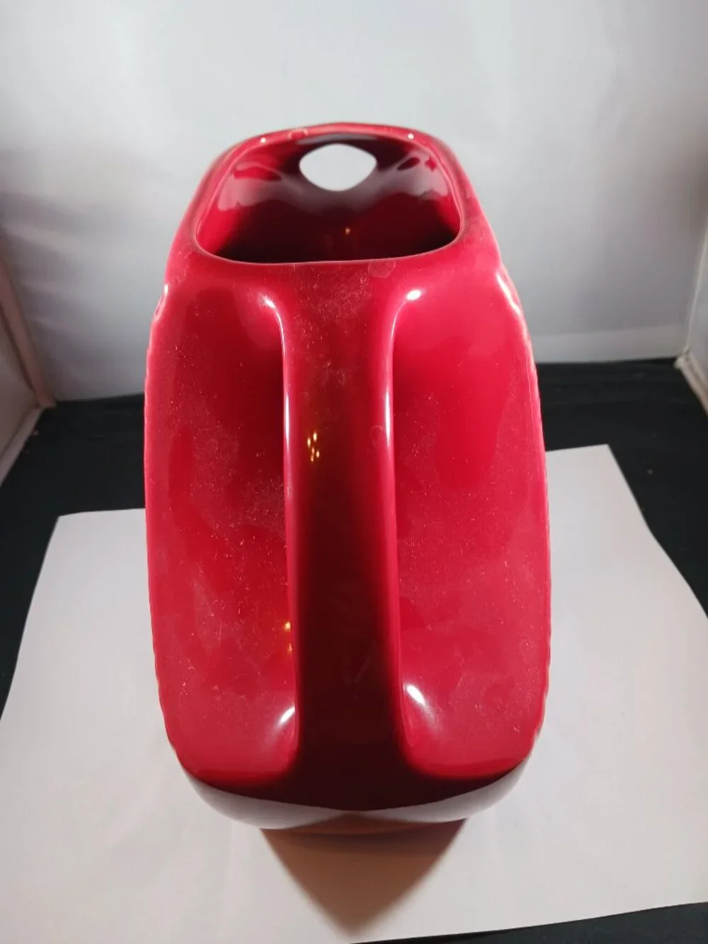 Fiestaware Scarlet Red Large Disc Pitcher 67oz Homer Laughlin